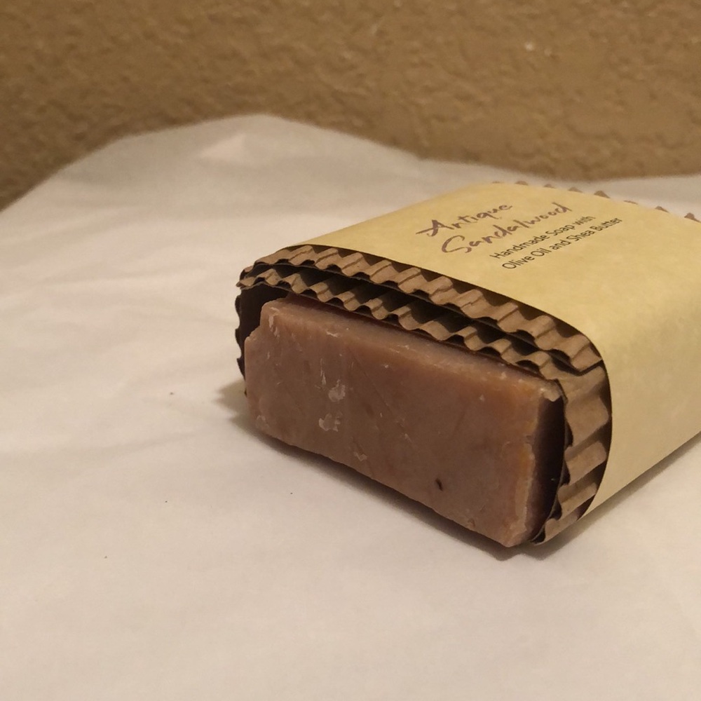 New unused Antique Sandalwood Handmade Soap. The bar is approximately 5 ounces. - Picture 3 of 16